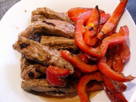 Boeuf mariné à la plancha instructions